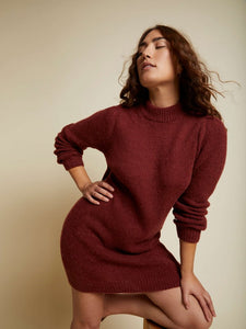 Nation LTD Shane Baby Alpaca Sweater Dress / Ruby-nineNORTH | Men's & Women's Clothing Boutique