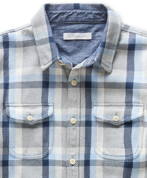 Outerknown Blanket Shirt / Heather Grey Isle Plaid-nineNORTH | Men's & Women's Clothing Boutique
