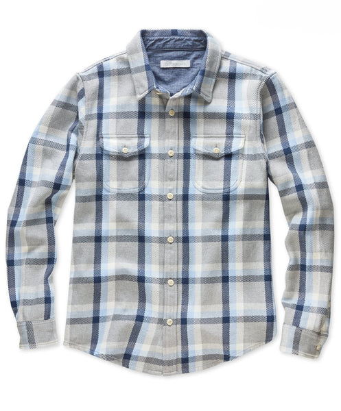 Outerknown Blanket Shirt / Heather Grey Isle Plaid-nineNORTH | Men's & Women's Clothing Boutique