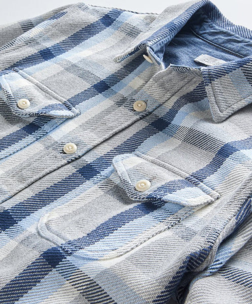 Outerknown Blanket Shirt / Heather Grey Isle Plaid-nineNORTH | Men's & Women's Clothing Boutique