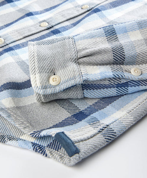 Outerknown Blanket Shirt / Heather Grey Isle Plaid-nineNORTH | Men's & Women's Clothing Boutique