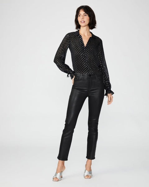 PAIGE Cindy / Black Fog Luxe Coating-nineNORTH | Men's & Women's Clothing Boutique
