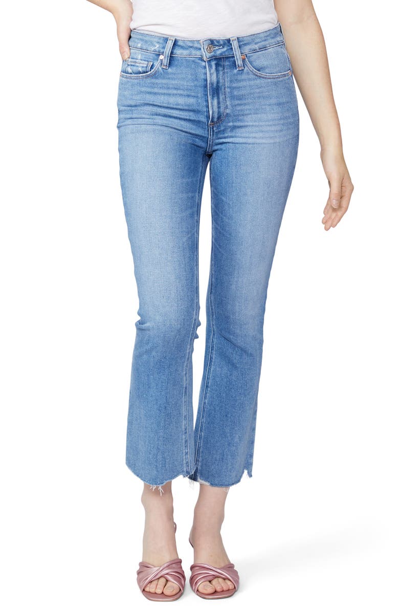 PAIGE Colette Crop Flare Distressed Live Hem / Mel-nineNORTH | Men's & Women's Clothing Boutique