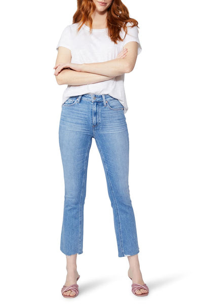 PAIGE Colette Crop Flare Distressed Live Hem / Mel-nineNORTH | Men's & Women's Clothing Boutique