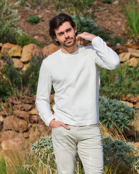 Paige Jaxton Crewneck Sweatshirt / Melted Snow-nineNORTH | Men's & Women's Clothing Boutique