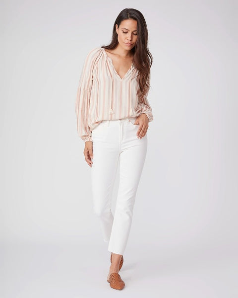 PAIGE Cindy High Rise Straight / Tonal Ecru-nineNORTH | Men's & Women's Clothing Boutique