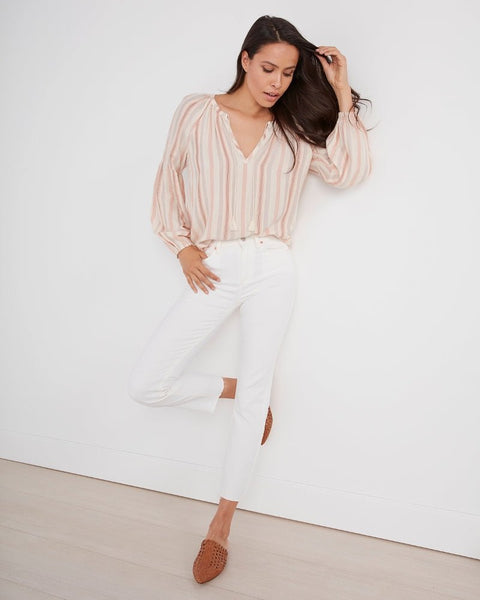 PAIGE Cindy High Rise Straight / Tonal Ecru-nineNORTH | Men's & Women's Clothing Boutique