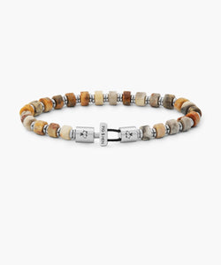 Pig & Hen Brontide 6mm / Crazy Agate & Silver-nineNORTH | Men's & Women's Clothing Boutique