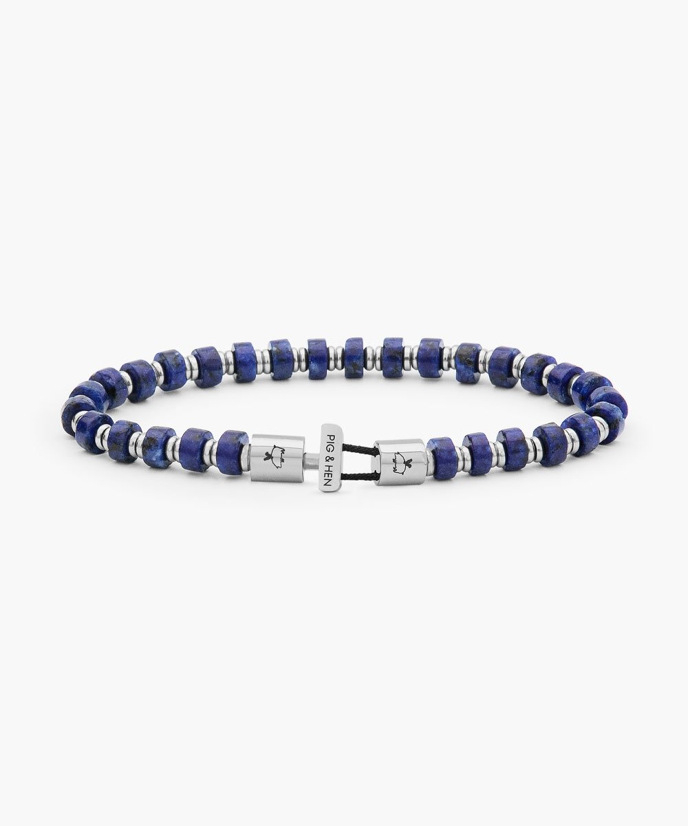 Pig & Hen Brontide 6mm / Lapiz Lazuli & Silver-nineNORTH | Men's & Women's Clothing Boutique