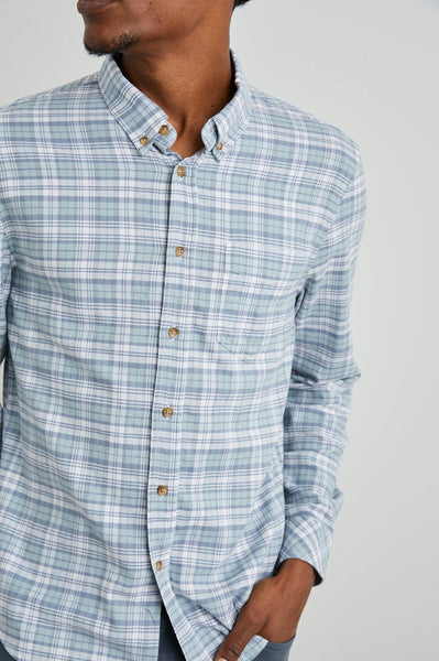 Rails Reid Shirt / Sage Glass White - nineNORTH | Men's & Women's Clothing Boutique