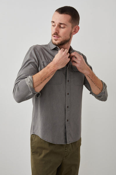 Rails Rhet Shirt / Washed Black Chambray-nineNORTH | Men's & Women's Clothing Boutique