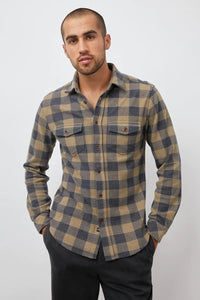 Rails Sampson Buttondown / Wheat Concrete-nineNORTH | Men's & Women's Clothing Boutique