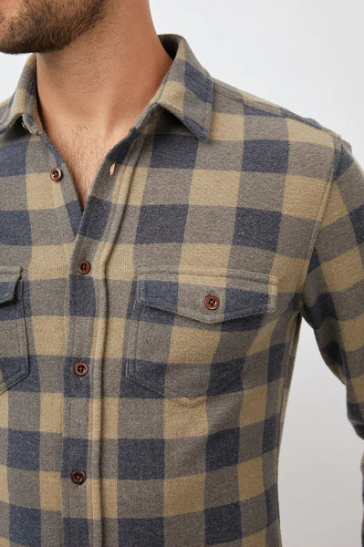 Rails Sampson Buttondown / Wheat Concrete-nineNORTH | Men's & Women's Clothing Boutique