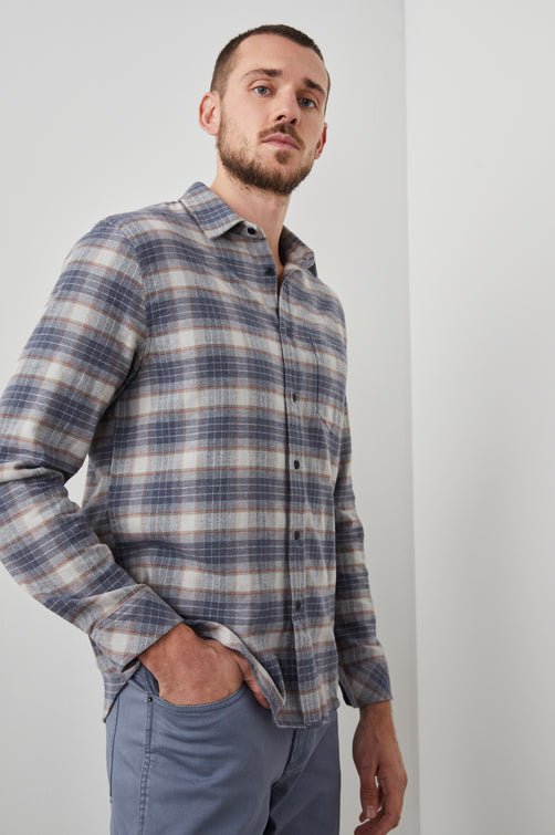 Rails Sussex Shirt / Arrowroot Flint Melange - nineNORTH | Men's & Women's Clothing Boutique