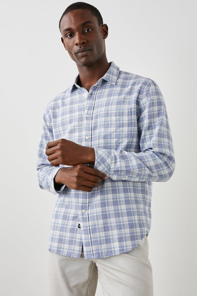 Rails Wyatt Shirt / Seaglass White Topaz-nineNORTH | Men's & Women's Clothing Boutique