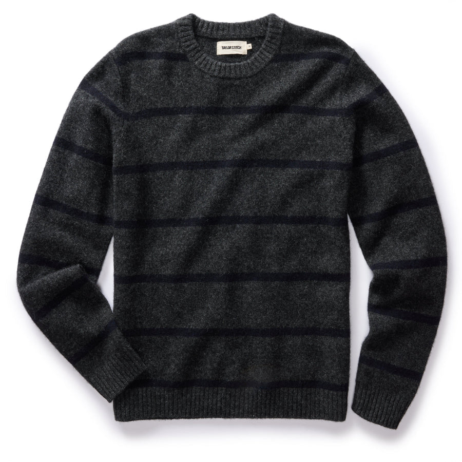 Taylor Stitch Lodge Sweater / Charcoal Stripe-nineNORTH | Men's & Women's Clothing Boutique