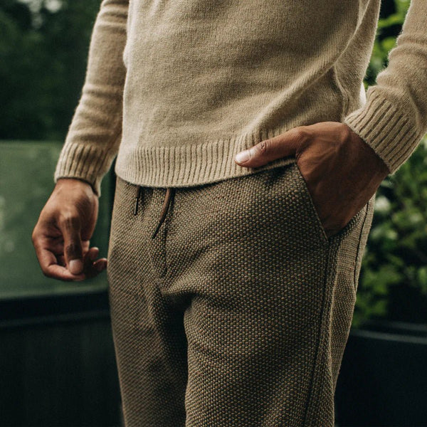 Taylor Stitch The Après Pant / Cypress Sashiko-nineNORTH | Men's & Women's Clothing Boutique