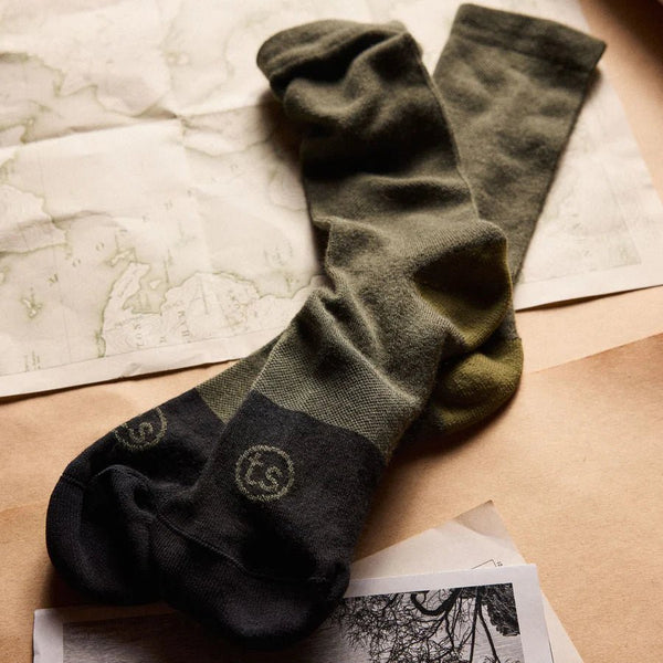 Taylor Stitch The Merino Sock / Olive-nineNORTH | Men's & Women's Clothing Boutique