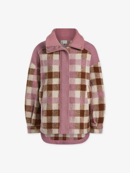 Varley Alma Jacket / Caramel Midi Check-nineNORTH | Men's & Women's Clothing Boutique