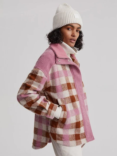 Varley Alma Jacket / Caramel Midi Check-nineNORTH | Men's & Women's Clothing Boutique