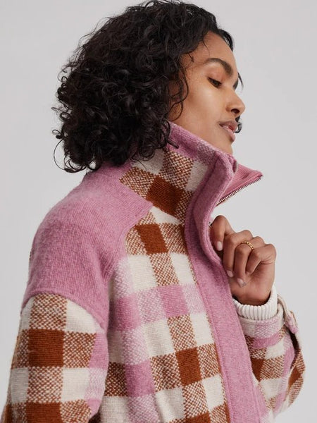 Varley Alma Jacket / Caramel Midi Check-nineNORTH | Men's & Women's Clothing Boutique