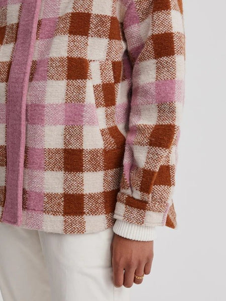 Varley Alma Jacket / Caramel Midi Check-nineNORTH | Men's & Women's Clothing Boutique