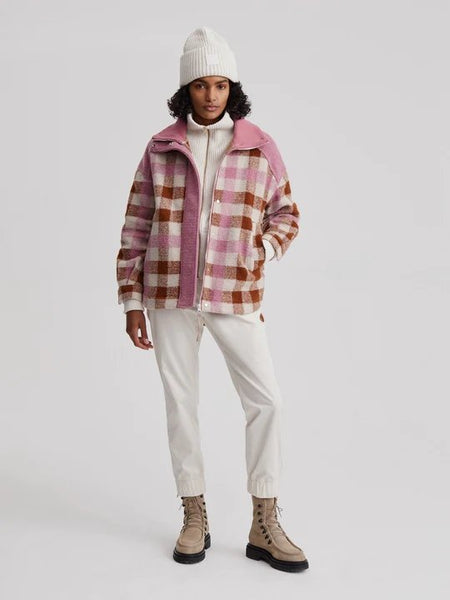Varley Alma Jacket / Caramel Midi Check-nineNORTH | Men's & Women's Clothing Boutique
