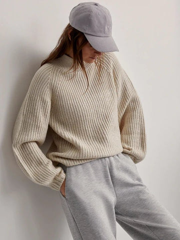 Varley Cecile Raglan Knit Sweater / Birch-nineNORTH | Men's & Women's Clothing Boutique