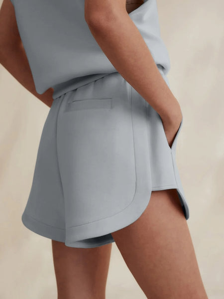Varley Keely High Rise Short / Pearl Blue-nineNORTH | Men's & Women's Clothing Boutique