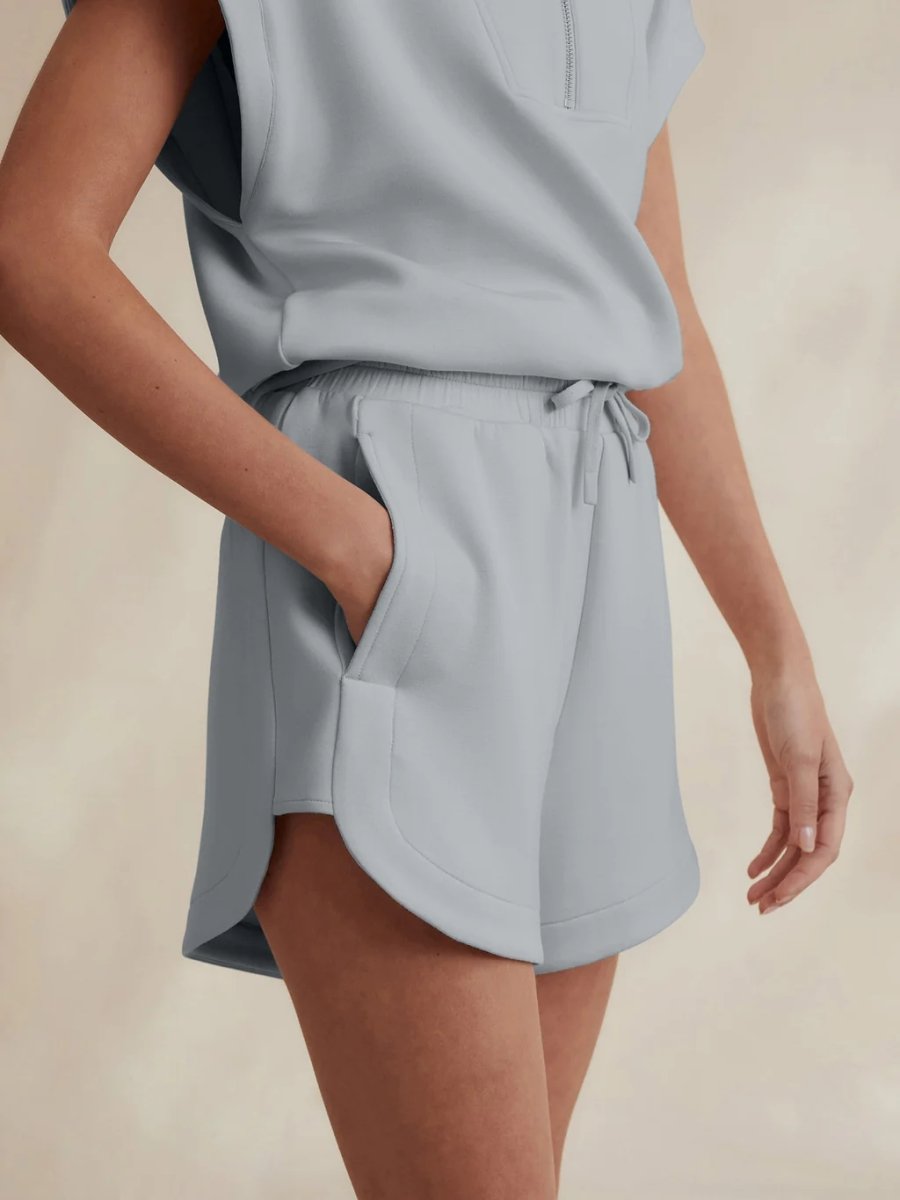 Varley Keely High Rise Short / Pearl Blue-nineNORTH | Men's & Women's Clothing Boutique