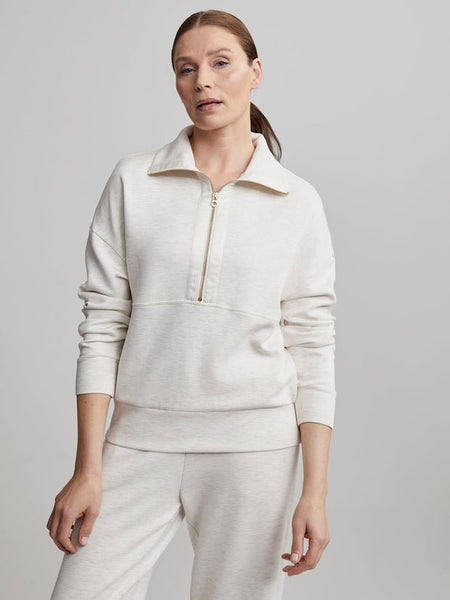 Varley Keller Half-Zip Pullover / Ivory Marl - nineNORTH | Men's & Women's Clothing Boutique