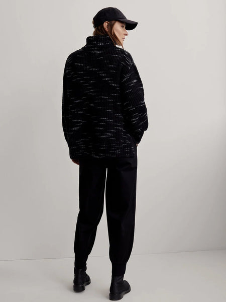 Varley Marlena Knit Pullover / Black & Snow White - nineNORTH | Men's & Women's Clothing Boutique