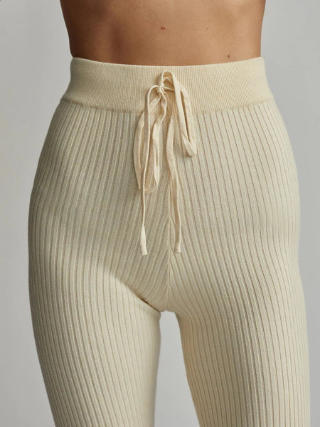 Varley Mocado Rib Knit Legging / Whitecap Grey - nineNORTH | Men's & Women's Clothing Boutique