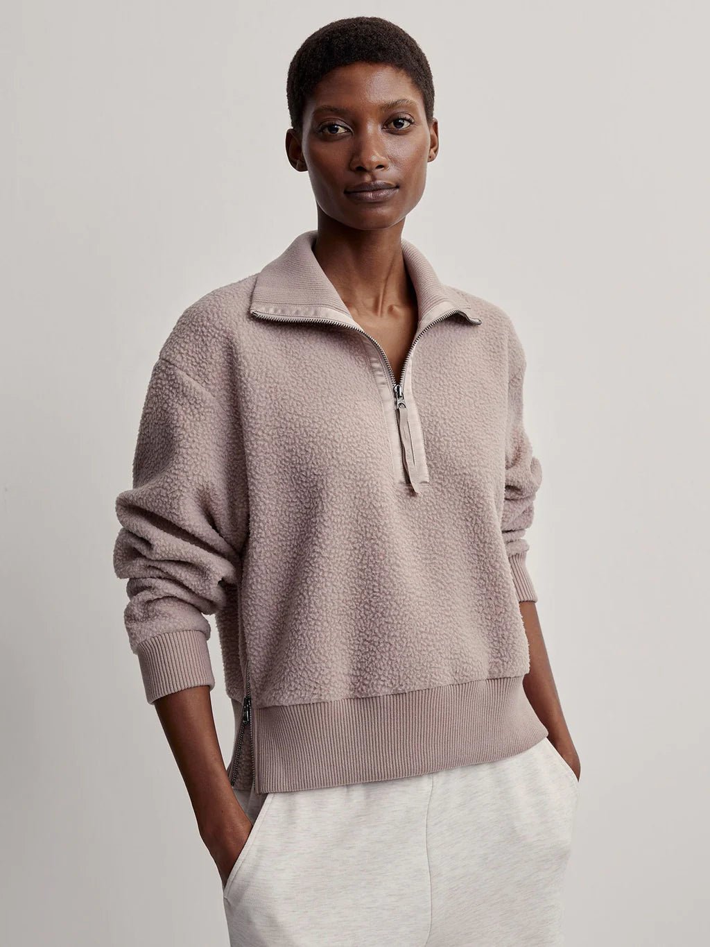 Varley Roselle Half-Zip Fleece / Sphinx-nineNORTH | Men's & Women's Clothing Boutique