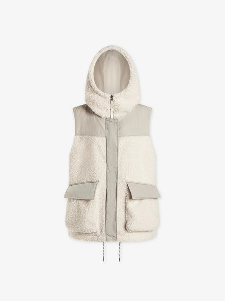 Varley Waller Sherpa Gilet / Sandshell & Dove-nineNORTH | Men's & Women's Clothing Boutique