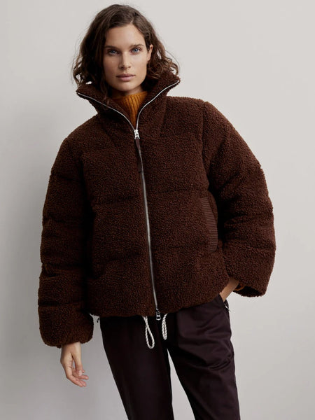 Varley Wilkins Sherpa Puffer Jacket / Chestnut - nineNORTH | Men's & Women's Clothing Boutique