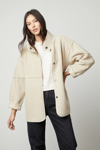 Velvet Albany Lux Sherpa Reversible Jacket / Ecru-nineNORTH | Men's & Women's Clothing Boutique