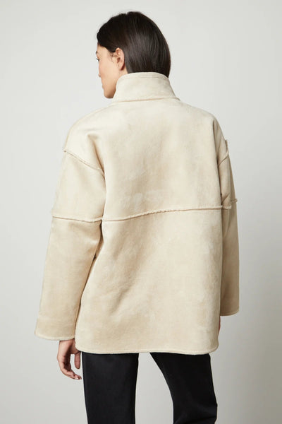 Velvet Albany Lux Sherpa Reversible Jacket / Ecru-nineNORTH | Men's & Women's Clothing Boutique