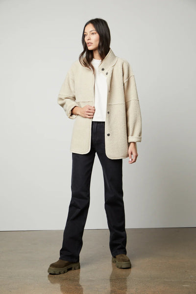 Velvet Albany Lux Sherpa Reversible Jacket / Ecru-nineNORTH | Men's & Women's Clothing Boutique