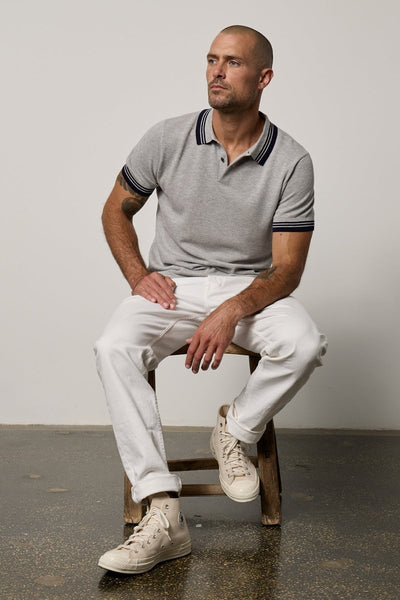 Velvet Finley Pique Polo / Heather Grey-nineNORTH | Men's & Women's Clothing Boutique