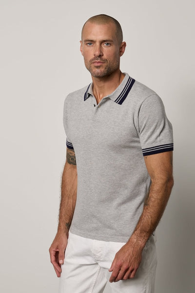 Velvet Finley Pique Polo / Heather Grey - nineNORTH | Men's & Women's Clothing Boutique