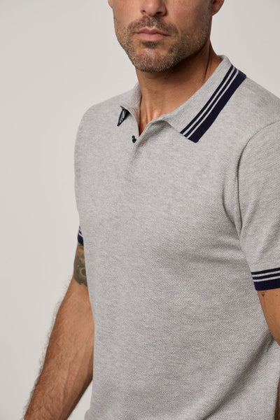 Velvet Finley Pique Polo / Heather Grey - nineNORTH | Men's & Women's Clothing Boutique