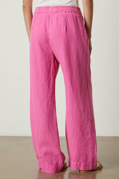 Velvet Gwyneth Heavy Linen Pant / Flamingo-nineNORTH | Men's & Women's Clothing Boutique