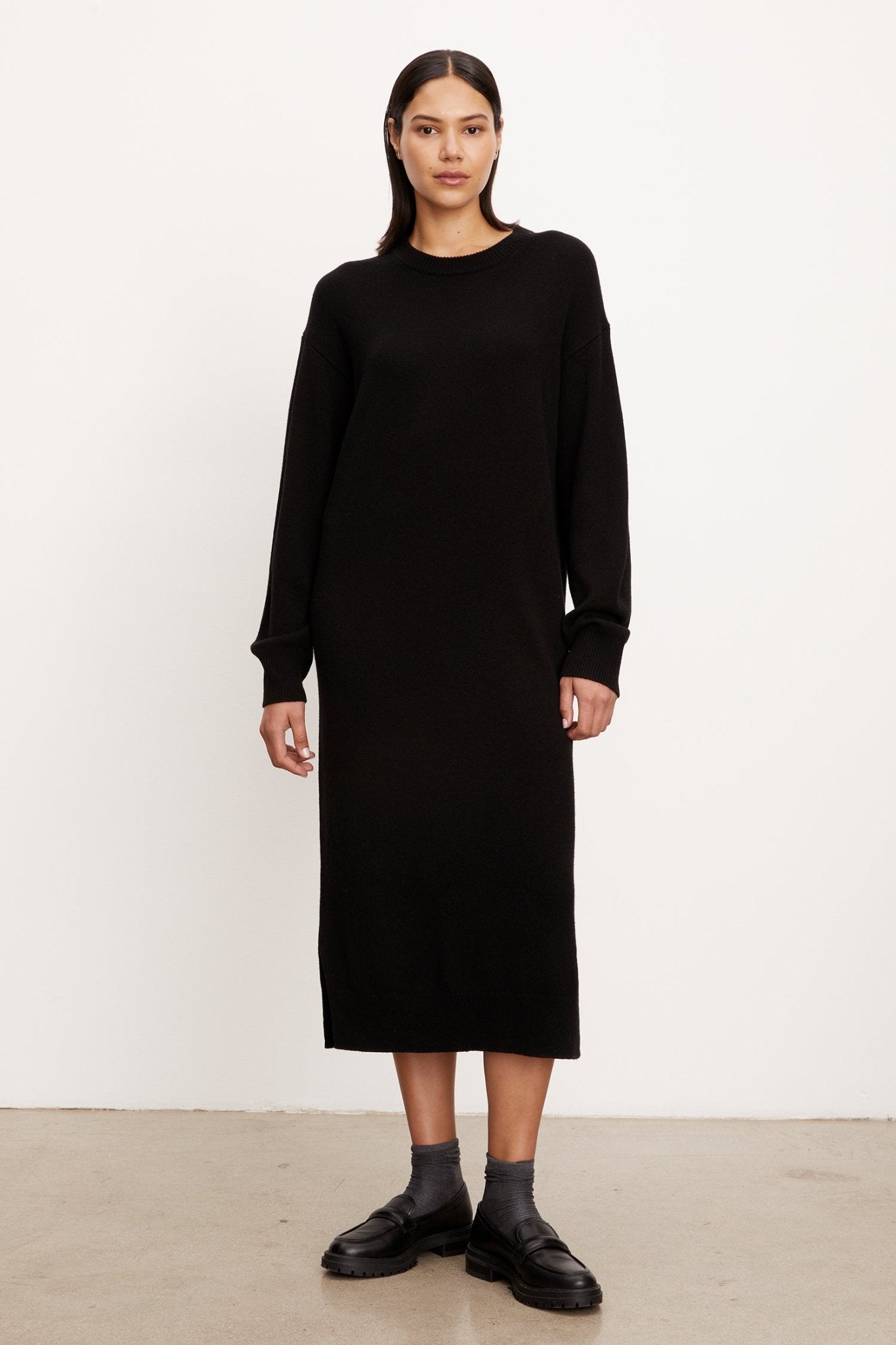 Velvet Kaden Knit Sweater Dress / Black-nineNORTH | Men's & Women's Clothing Boutique