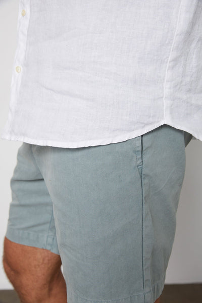 Velvet Mackie Linen Button-Up Shirt / White-nineNORTH | Men's & Women's Clothing Boutique