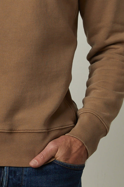 Velvet Matts Crew Neck Sweatshirt / Camel-nineNORTH | Men's & Women's Clothing Boutique