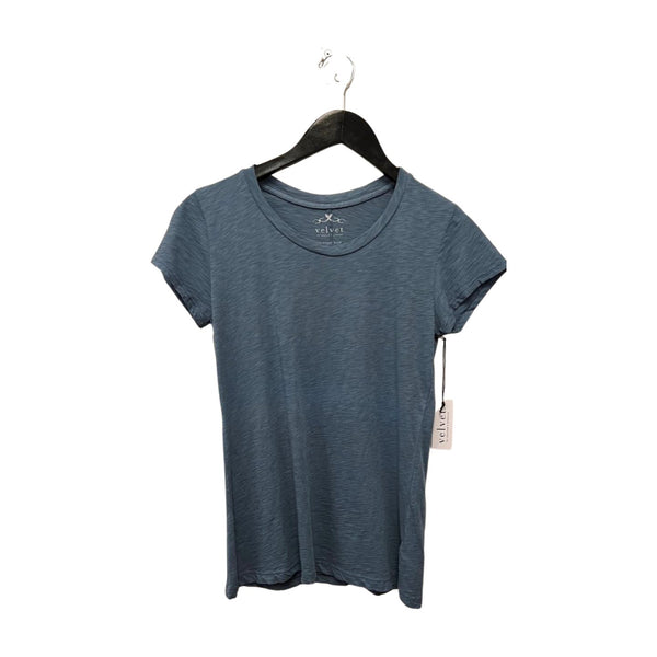 Velvet Odelia Cotton Slub Crewneck Tee / Pond - nineNORTH | Men's & Women's Clothing Boutique