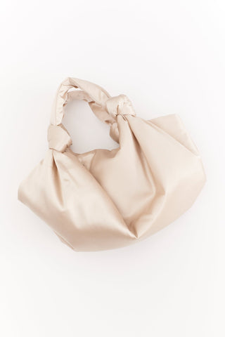Velvet Robyn Satin Knot Bag / Oyster-nineNORTH | Men's & Women's Clothing Boutique